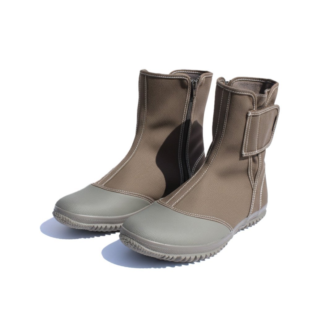 【3~4日以内発送】実用地下 ミドルワークブーツ (ブラウンLL/26.5-27.0) 長靴 メンズ レディース 作業 地下足袋 農作業 ガーデニング拍卖