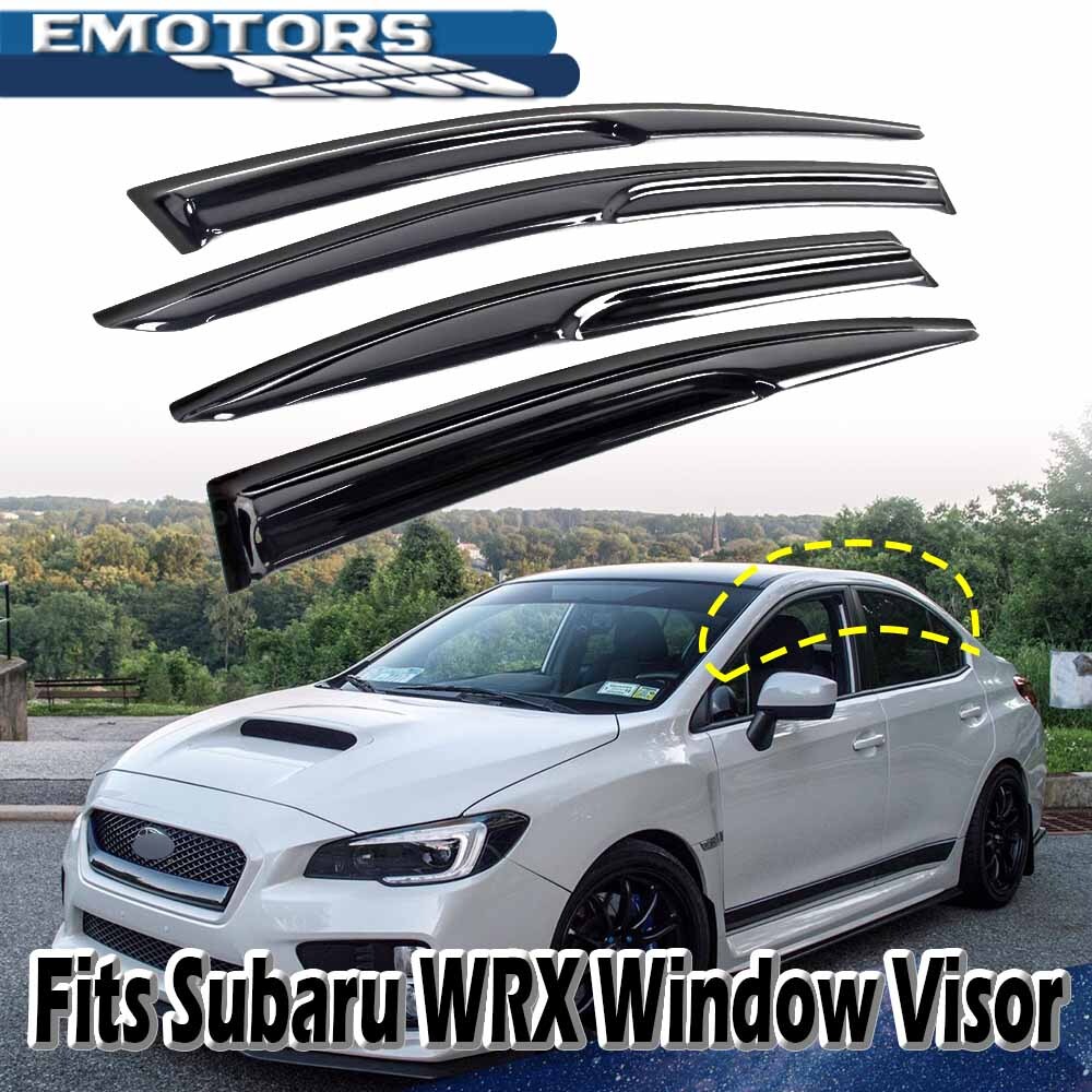 【即納品】M Type SUBARU スバル WRX STI S4 VA系 セダン エアロ ドア ウィンドウ バイザー 2015-2021拍卖
