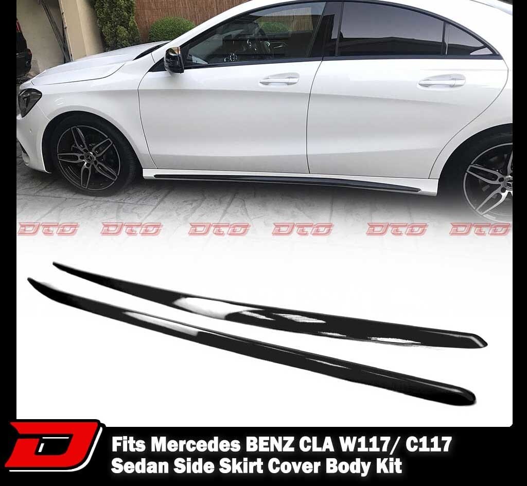 【即納品】AMG Type ベンツ CLA W117 C117 W176 AMG専用 ABS エアロ サイドステップ スカート スポイラー 未塗装品 素地 2013-2019拍卖
