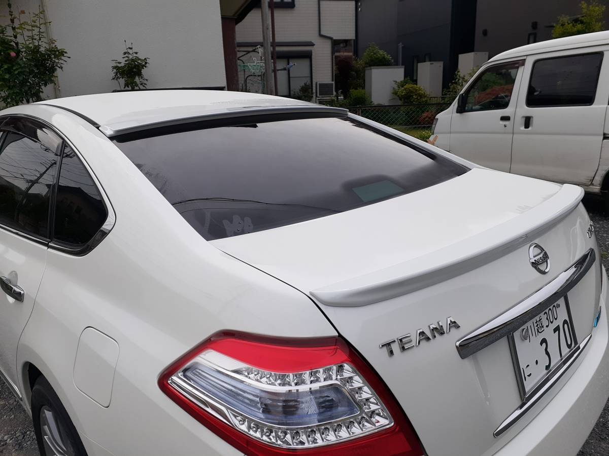 【何色でも塗装可能】OE Type 日産TEANA ティアナ J32 セダン 塗装費込 リア ガラス ルーフスポイラー ウィングスポイラー 2008-2012拍卖