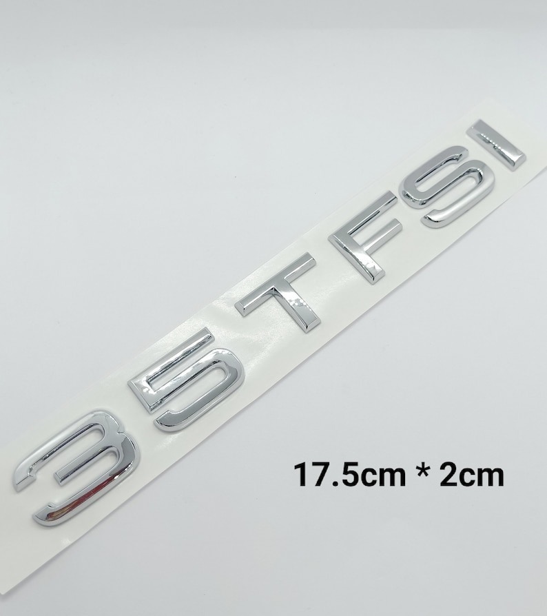 【即納品】アウディ Audi 35TFSI リアトランク エンブレム メッキ拍卖