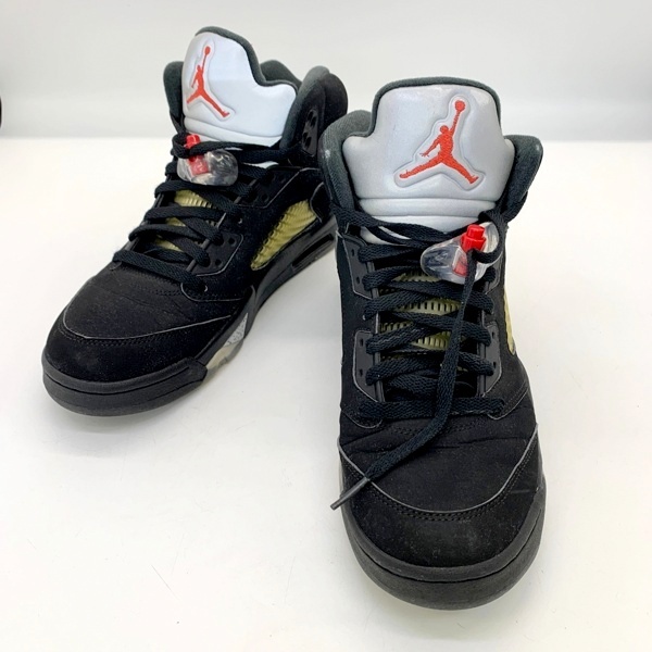 NIKE ナイキ スニーカー AIR JORDAN 5 RETRO OG 5845035-003 エアジョーダン5 レトロオリジナル メンズ 28cm ブラック 靴 DF16669■拍卖