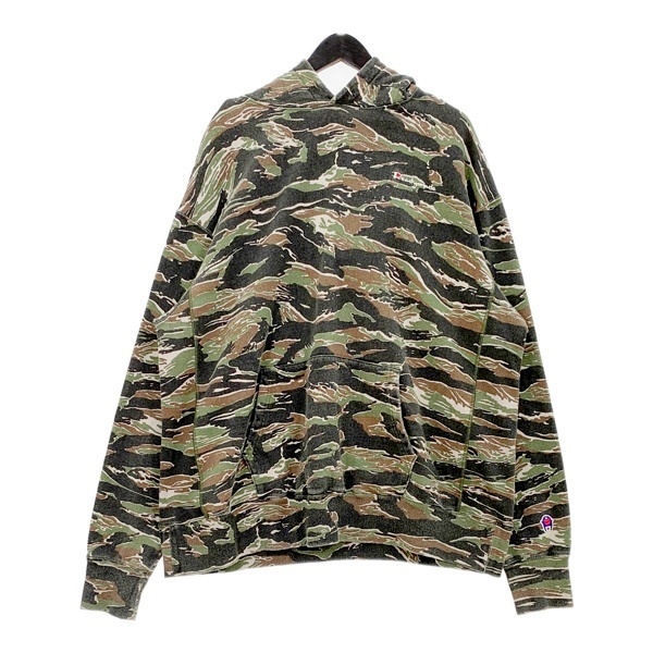 READY MADE レディメイド タイガーカモ スウェット パーカー フーディー RE-CO-CM-00-00-196 メンズ XXLサイズ トップス DM16770■拍卖