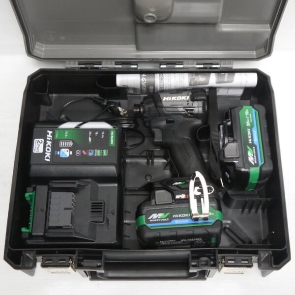 HiKOKI ハイコーキ コードレスインパクトドライバ WH36DD(2XHBSZ) 未使用 フルセット ストロングブラック 36V マルチボルト ≡DT6587拍卖