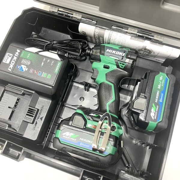 HiKOKI ハイコーキ コードレスインパクトドライバ WH36DD(2XHLSZ) アグレッシブグリーン 未使用 フルセット 36V マルチボルト ≡DT6638拍卖