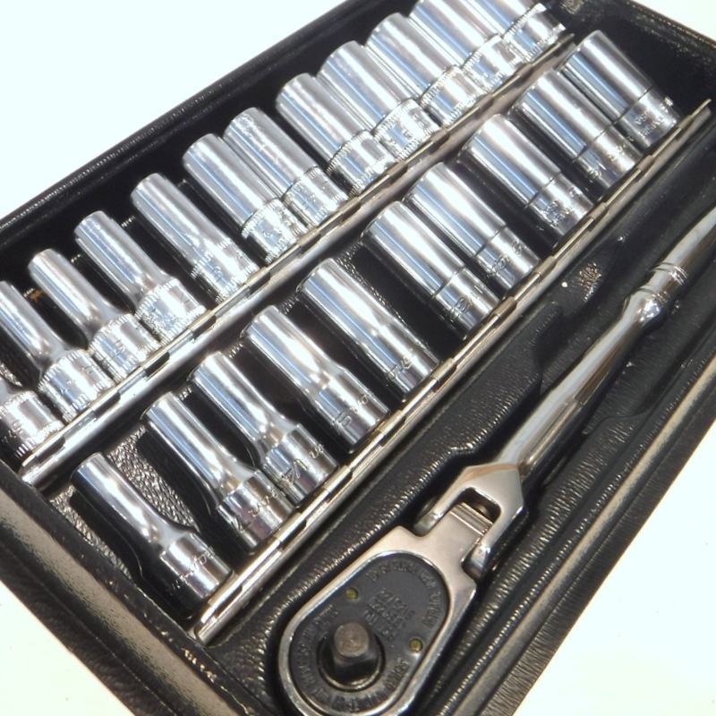 スナップオン 1/4ロック式フレキシブルハンドルラチェット セミディープソケット TMMS TMS セット ハンドツール 大工道具 Snap-on △DW1758拍卖