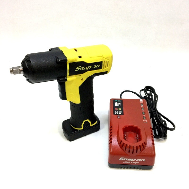 Snap-on スナップオン コードレスインパクトレンチ CT861HV 14.4V 3/8 イエロー 黄 ブラシレス 電動インパクト△ DW3439拍卖