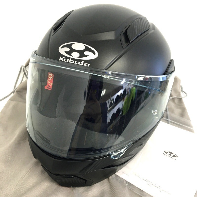 OGK KABUTO オージーケーカブト RYUKI システムヘルメット 除菌消臭済 Mサイズ フラットブラック バイク用品 ◇TA3355拍卖