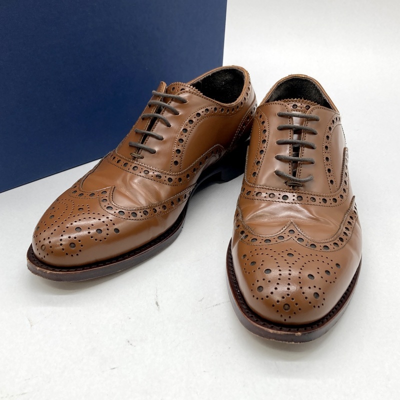 JALAN SRIWIJAYA ジャランスリウァヤ ウィングチップシューズ EDWARD 98650 ビジネスシューズ メンズ 25cm ブラウン 靴 B14944◆拍卖