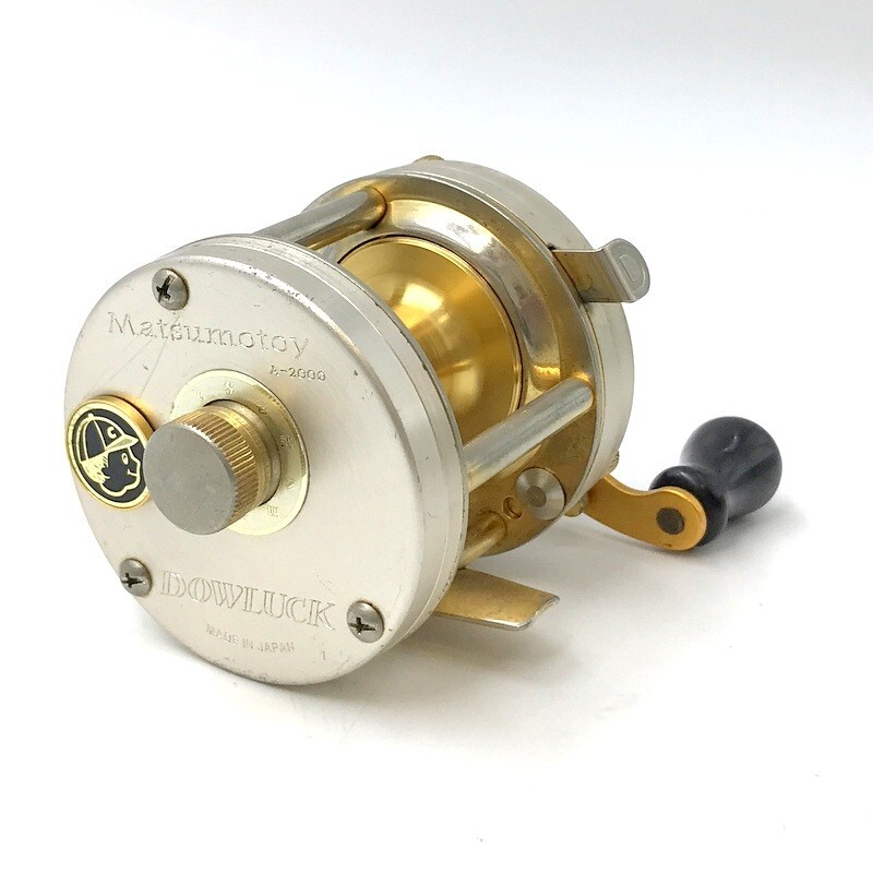 DOWLUCK 道楽 Matsumotoy マツモトーイ A-2000 両軸リール 釣具 つり 釣り アウトドア レジャー フィッシング ◇TA3399拍卖