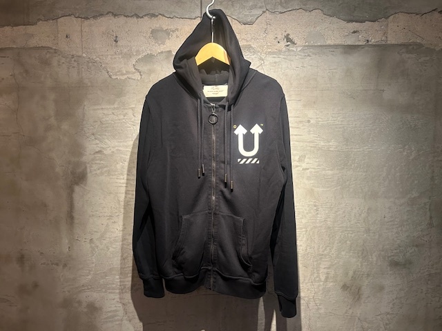♪送料無料★UNDERCOVER × OFF-WHITE★名作コラボ★パーカー★UC SKELETON DART Zip Hoodie★2019AW★OMBE002G19762010★黒★S(希少)♪拍卖