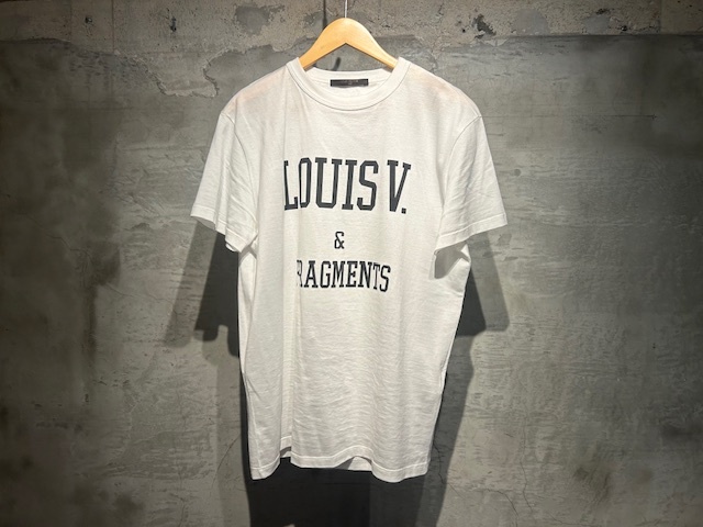 ♪送料無料★LOUIS VUITTON x FRAGMENTS★名作コラボ★半袖カットソー★Crew Neck Tee★藤原ヒロシ★RM172M JC8 HDY30W★白★M(175/95)♪拍卖