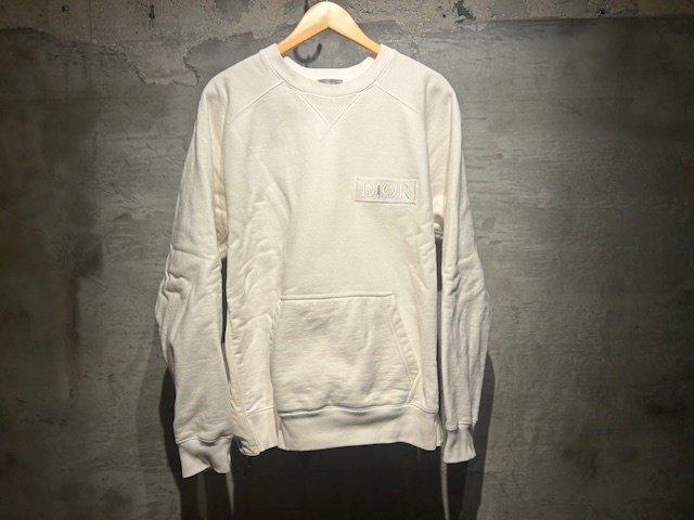 ♪送料無料★DIOR × sacai★名作コラボ★トレーナー★Crew Neck Sweat★異素材★ディオール × サカイ★2021AW★213J643A0687★白★M♪拍卖