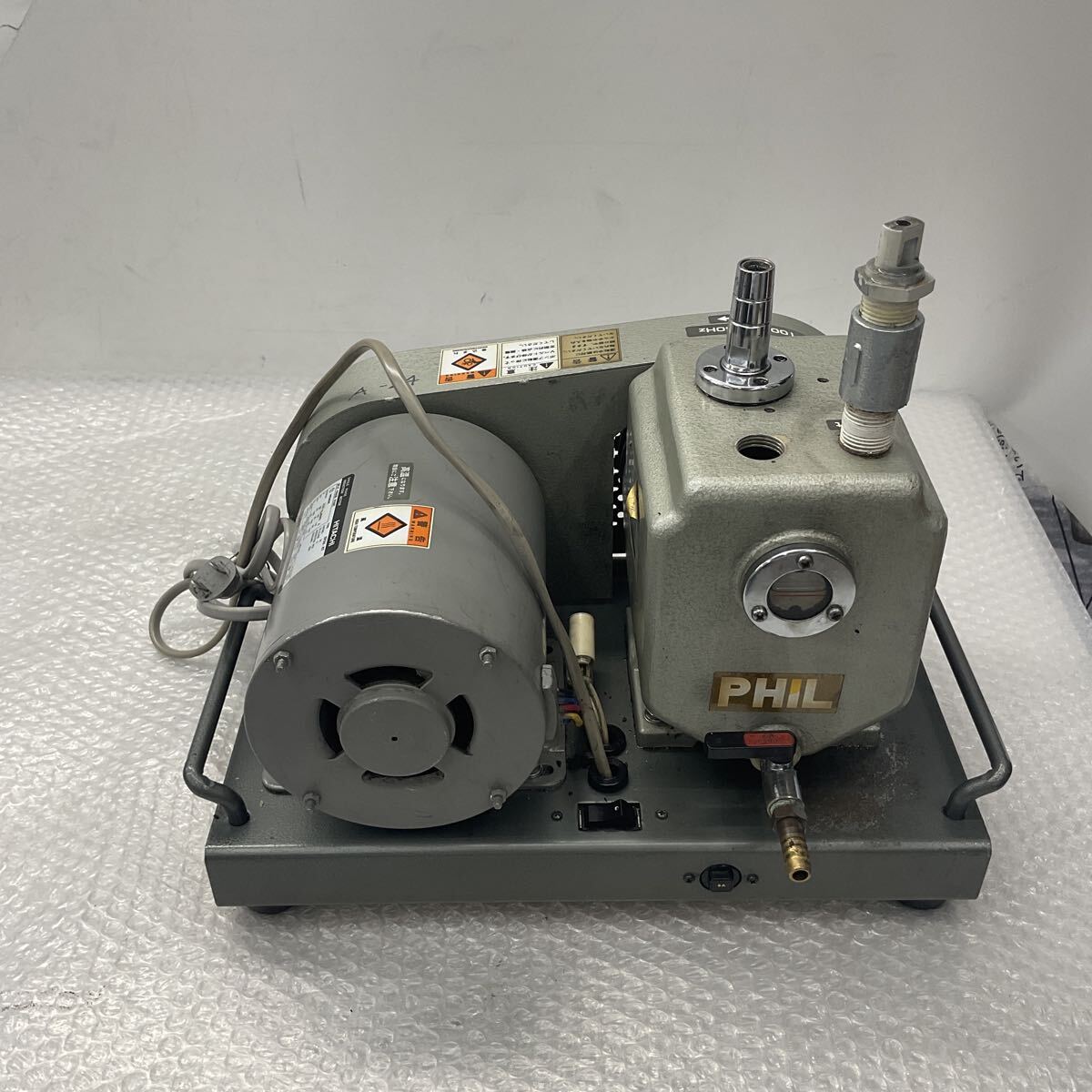 ◎(D2143) 中古 佐藤真空 ベルト駆動型油回転真空ポンプ USTー50 AC100V 単相 50Hz (庚0)拍卖