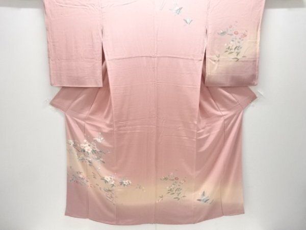 ys7504350; 宗sou 手描き友禅 花鳥模様訪問着【着】拍卖