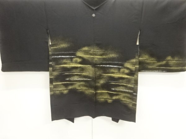 ys7506145; 宗sou 漆霞模様織出し一ツ紋絵羽織【大正ロマン】【着】拍卖