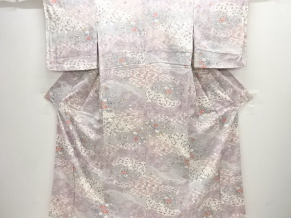 ys7509349; 宗sou 雲取りに花車模様小紋着物【着】拍卖