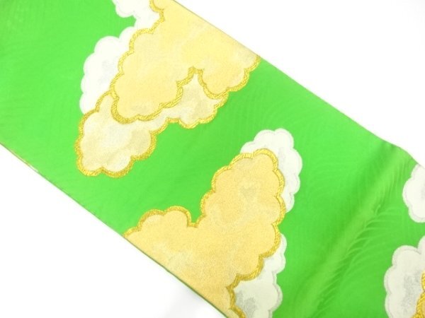 ys7524264; 宗sou 雲模様織り出し袋帯(材料)【アンティーク】【着】拍卖