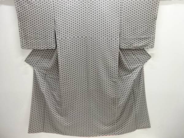 ys7527499; 宗sou 麻の葉模様小紋着物【着】拍卖