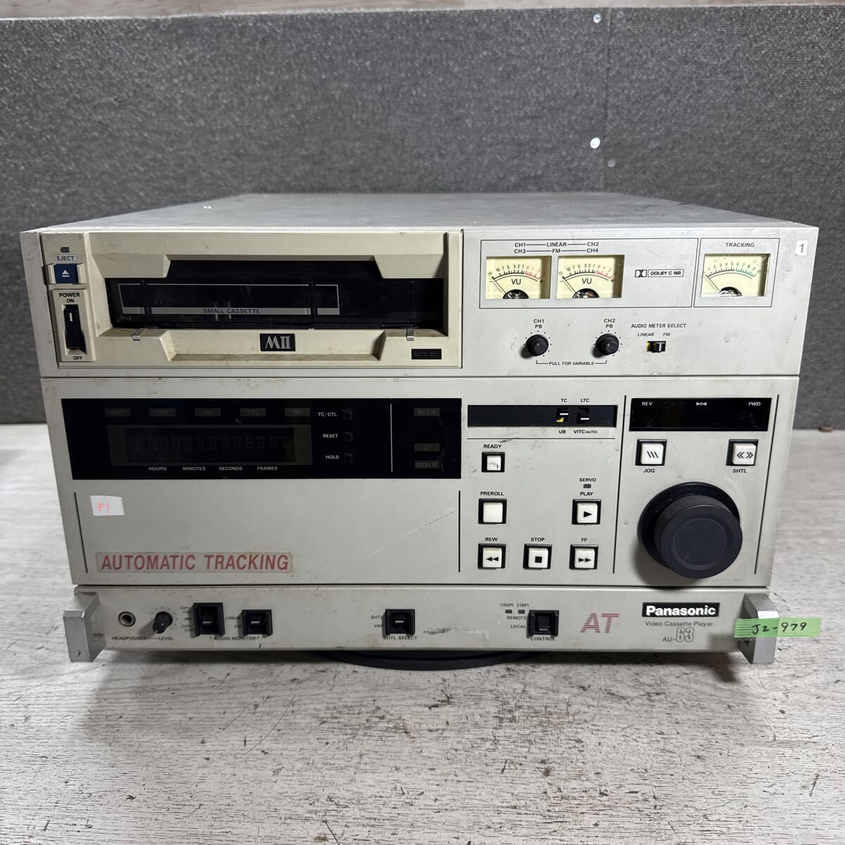 JZ-979 激安 Panasonic Video Cassette Player AU-63 通電不可 中古現状品 ※3回再出品で処分拍卖