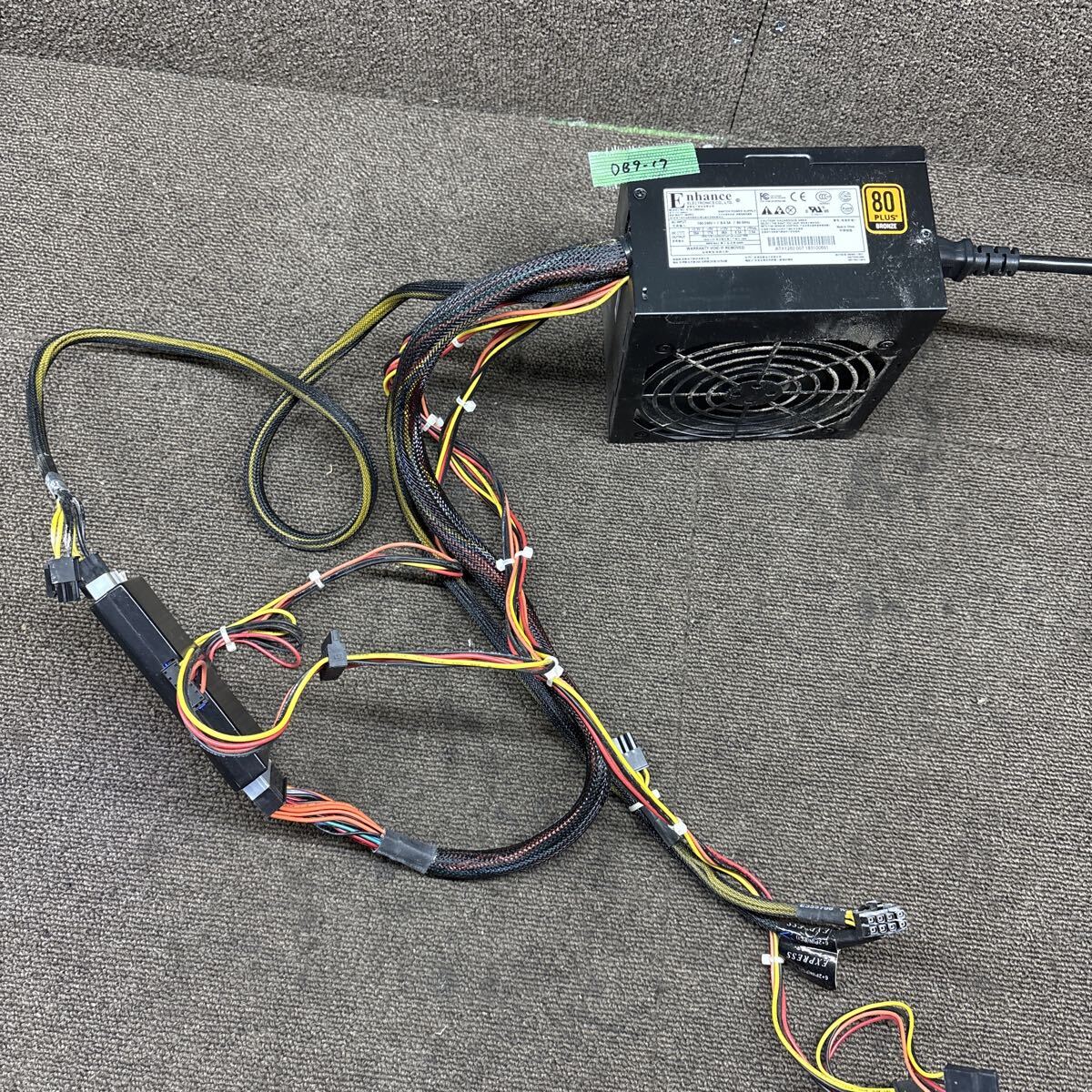 DB9-17 激安 PC 電源BOX Enhance ATX-1260GA1 600W 80PLUS BRONZE 電源ユニット 電圧確認済み 中古品拍卖
