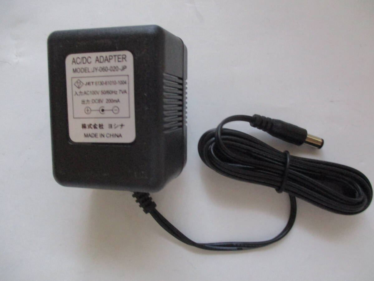 【ヨシナ】 AC/DC ADAPTER (MODEL JY-060-020-JP)拍卖