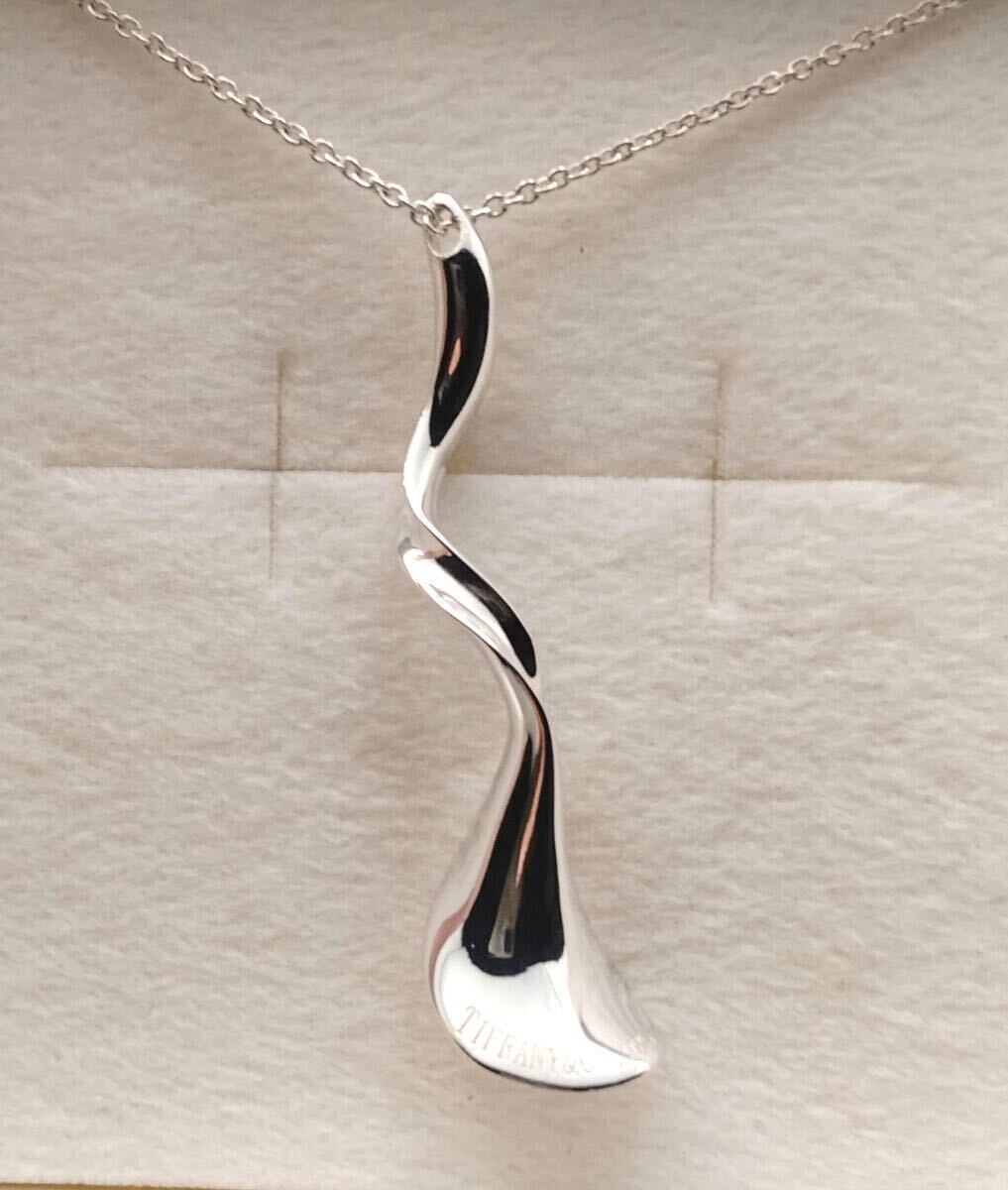 ③ 新品 未使用 正規品 ティファニー tiffany&co. ネックレス フランクゲーリー ティファニーアンドコー 箱 巾着 紙袋 プレゼント シルバー拍卖