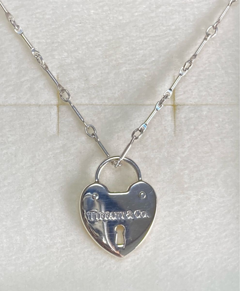 新品 正規品 ティファニー tiffany&co. ネックレス ハートロック ハートキー 箱 巾着 紙袋 リボン プレゼント ハート キー 鍵拍卖