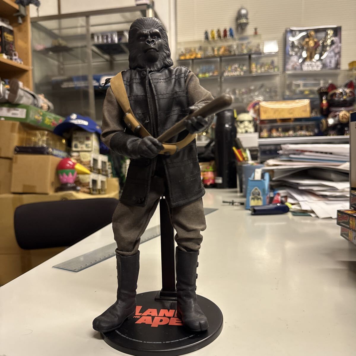 猿の惑星  サイドショー 12インチアクションフィギュア ソルジャーエイプ拍卖