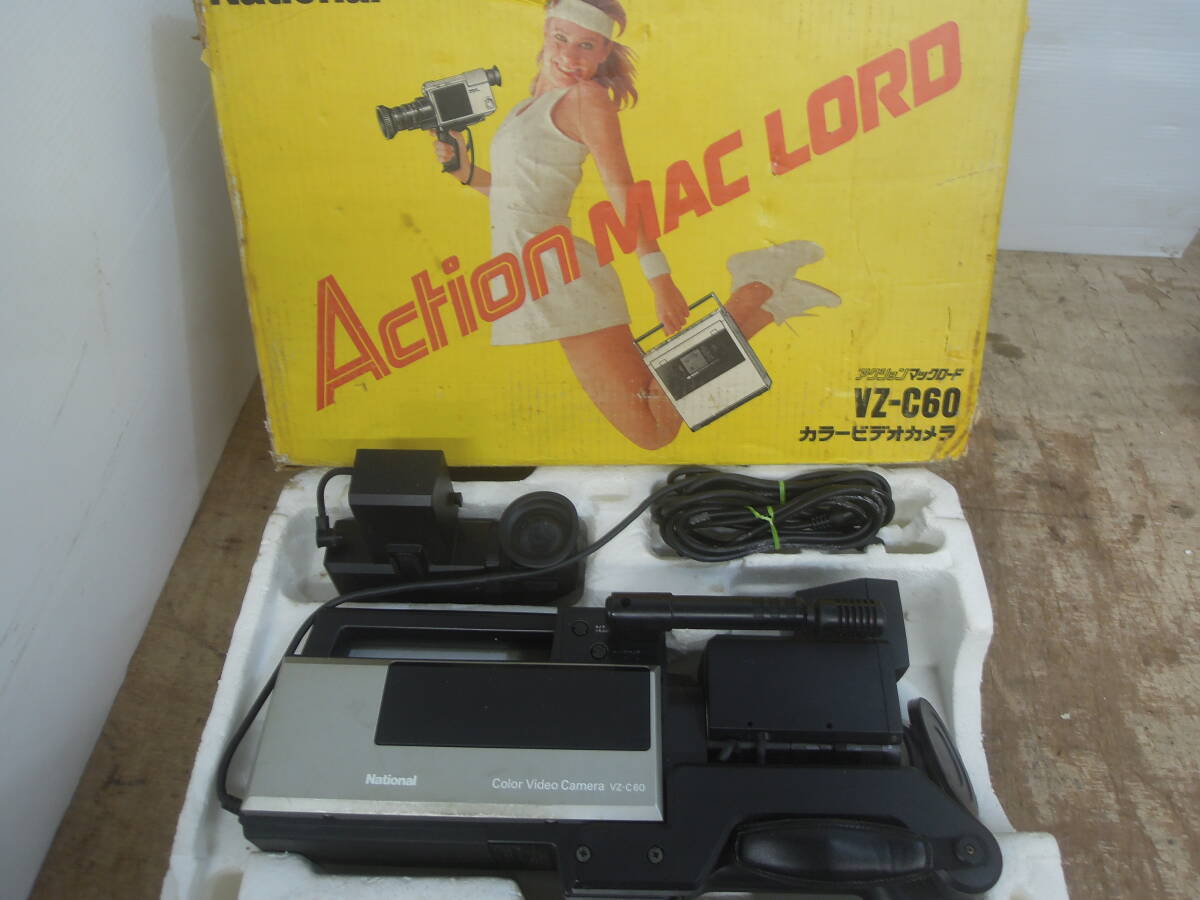 ♪National ナショナル カラービデオカメラ VZ-C60 動作未確認 送料は説明欄※ジャンク品扱い ■120拍卖