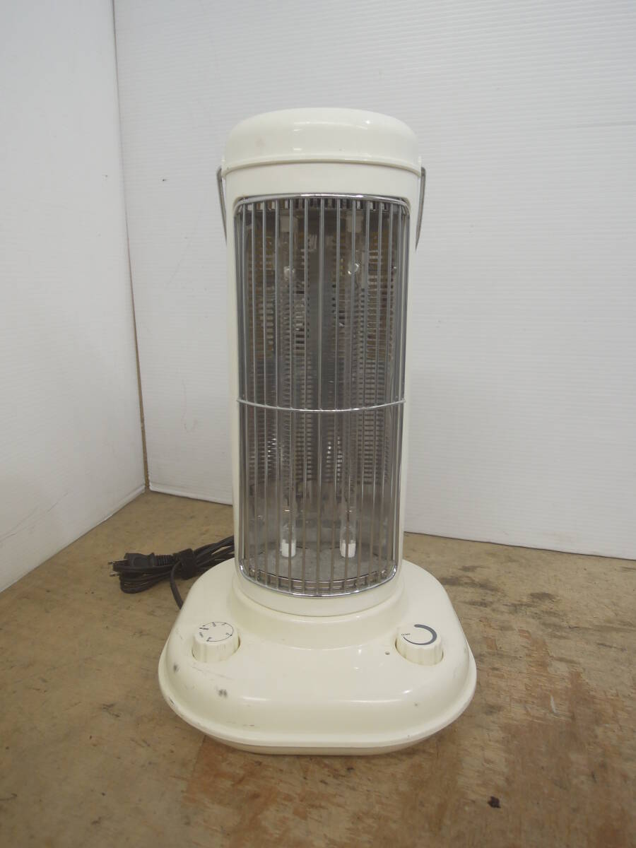♪IDEA イデア カーボンファンヒーター 電気ストーブ LOE022 2010年製 動作確認 約22×22×38㎝ 送料は説明欄※ジャンク品扱い ■100拍卖