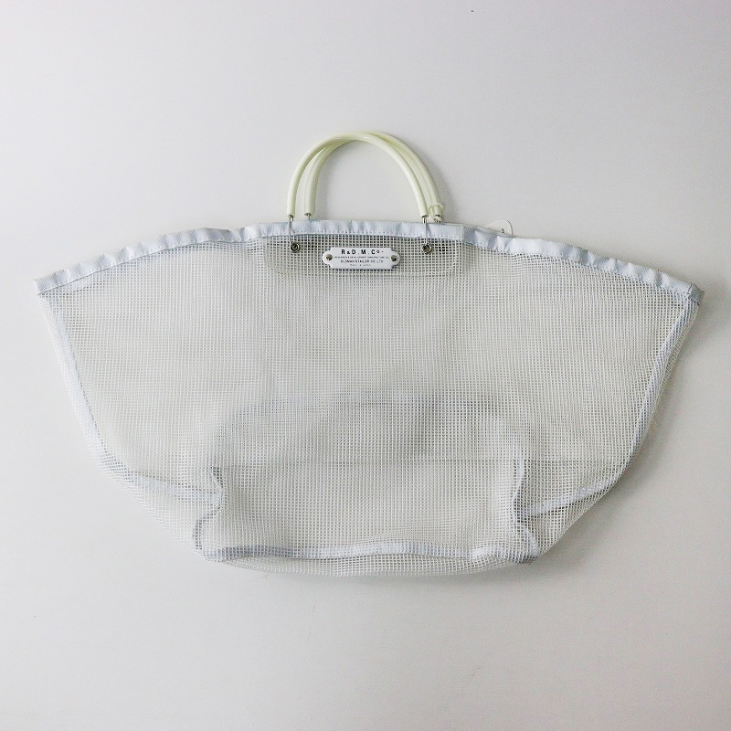 オールドマンズテーラー R&D.M.Co- メッシュ マルシェバッグ /ホワイト ハンドバッグ トートバッグ【2400014534344】拍卖