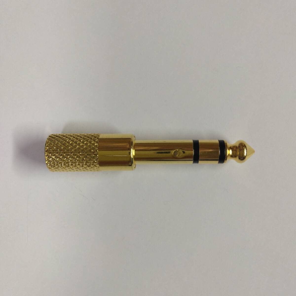 (訳あり)ステレオ変換プラグ 3.5mm 6.35mm 1個 へこみ拍卖