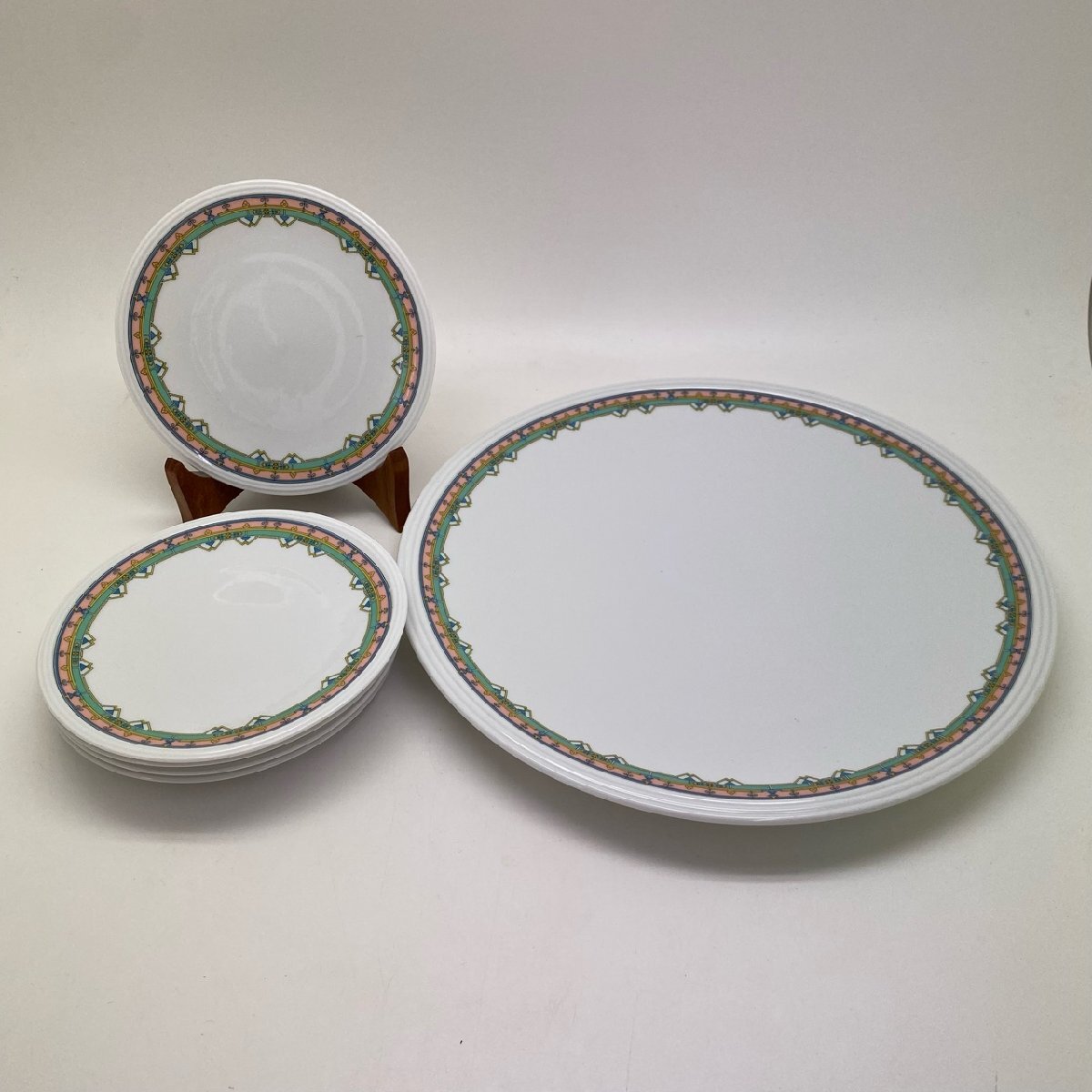 RICHARD GINORI リチャードジノリ プレート 特大 小 6枚セット 洋食器 現状品 digjunkmarket拍卖