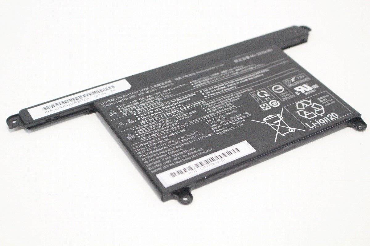 FUJITSU 富士通 純正バッテリー FPB0343S 7.2V 25Wh LIFEBOOK U937 U939 U938/Sなど用 9-G073Y/1/60L拍卖