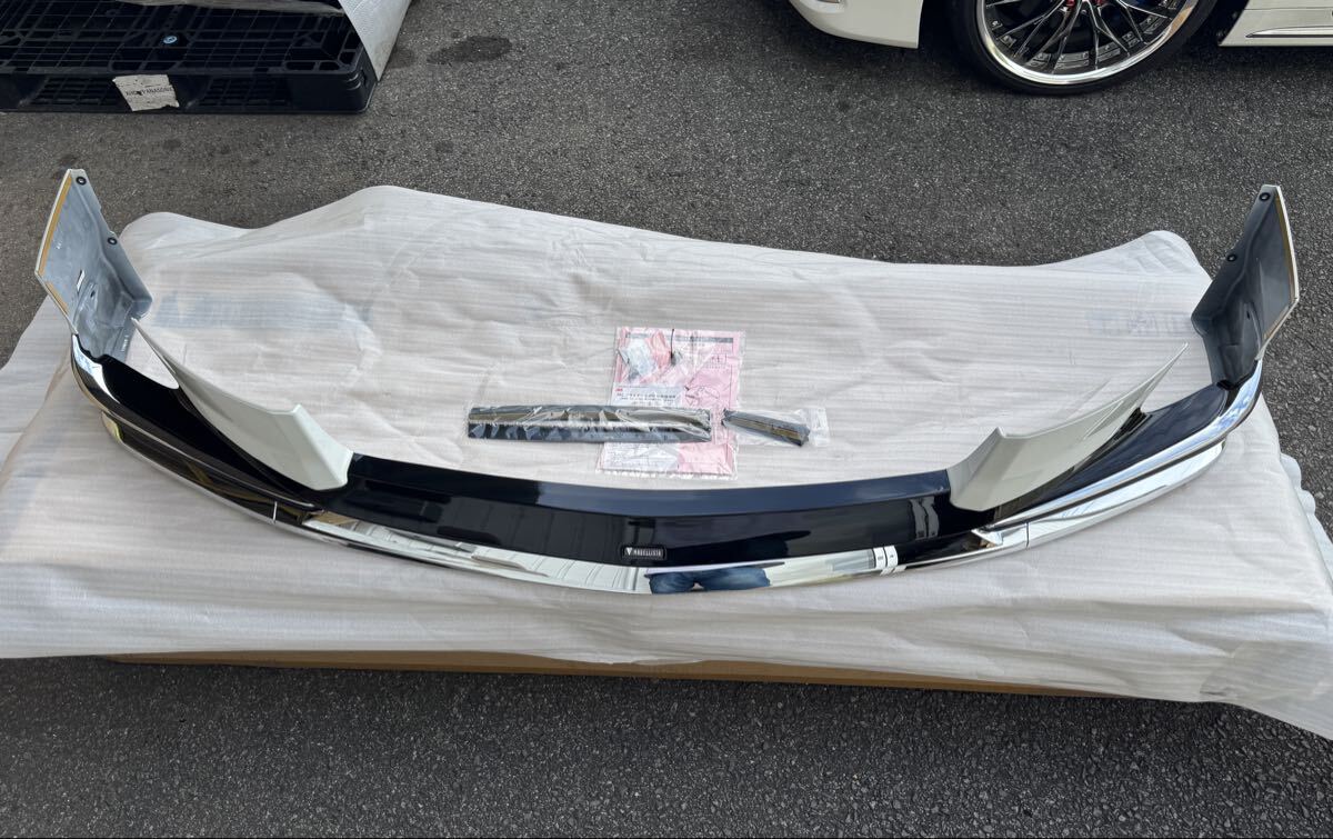 新品 アルファード 30 後期 モデリスタ フロント スポイラー カラー 070 AYH30 AGH30 AGH35 GGH30拍卖