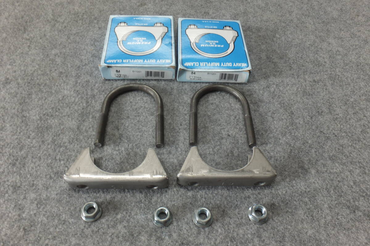 GMスタイル マフラークランプ 2個 2 Nickson 511201 #84 Heavy Duty Muffler Clamp Made in USA拍卖