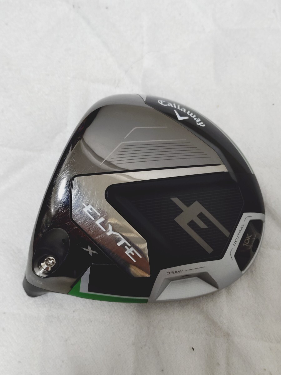 レア レフティ 美品 ☆2025 Callaway ELYTE X 10Kバージョン キャロウェイドライバーヘッド 9°☆拍卖