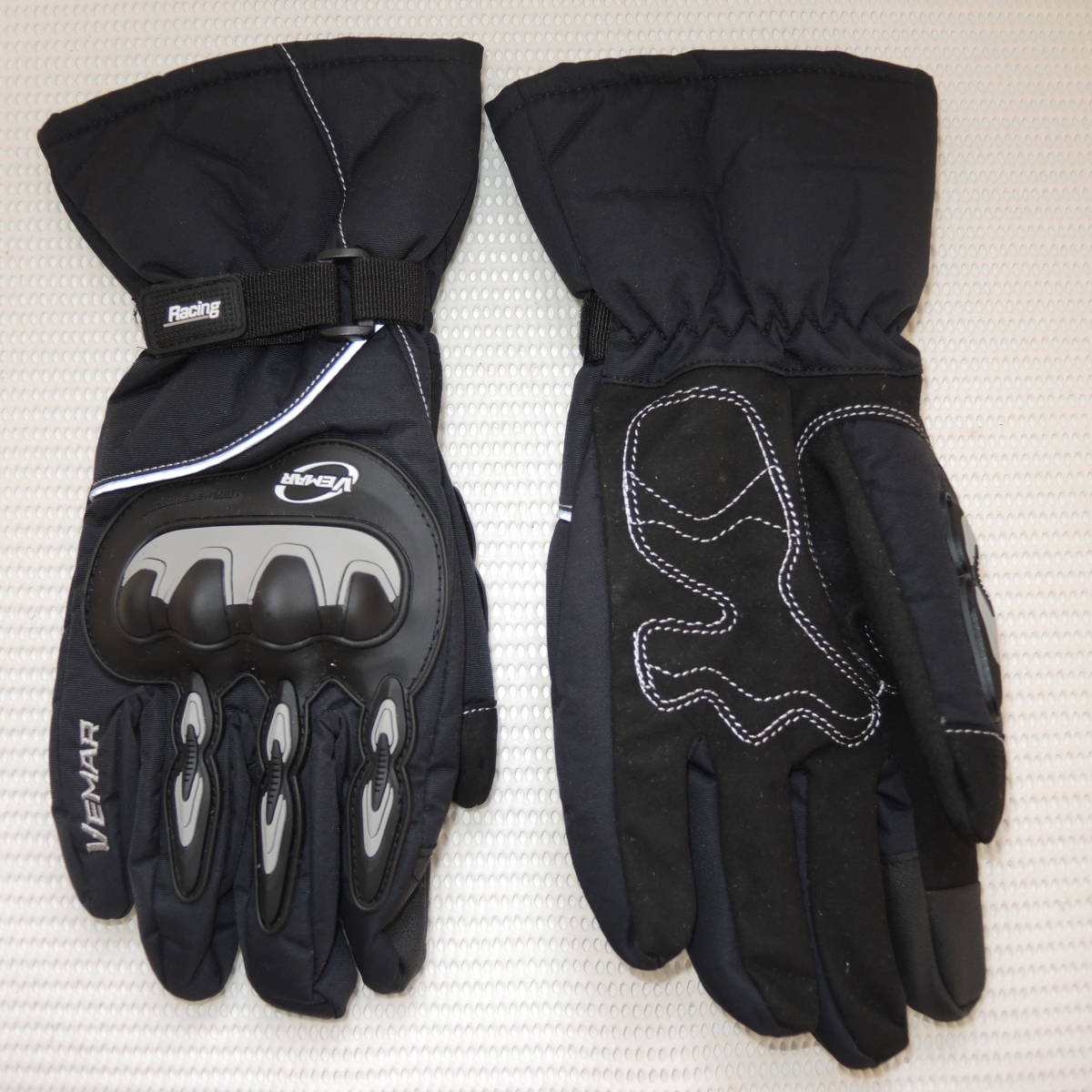 【秋冬用】VEMARウインターグローブ Lサイズ プロテクター付き 防寒防水 冬用拍卖