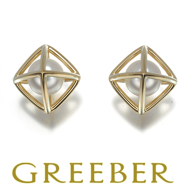 TASAKI タサキ ピアス パール 真珠 6.7mm リファインドリベリオン ネオ K18YG BLJ 大幅値下げ品拍卖