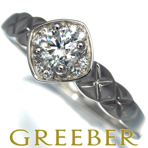 シャネル リング ダイヤ ダイヤモンド 0.30ct F VVS1 3EX ココクラッシュ 51号 Pt950 保証書/鑑定書 指輪 BLJ 大幅値下げ品拍卖