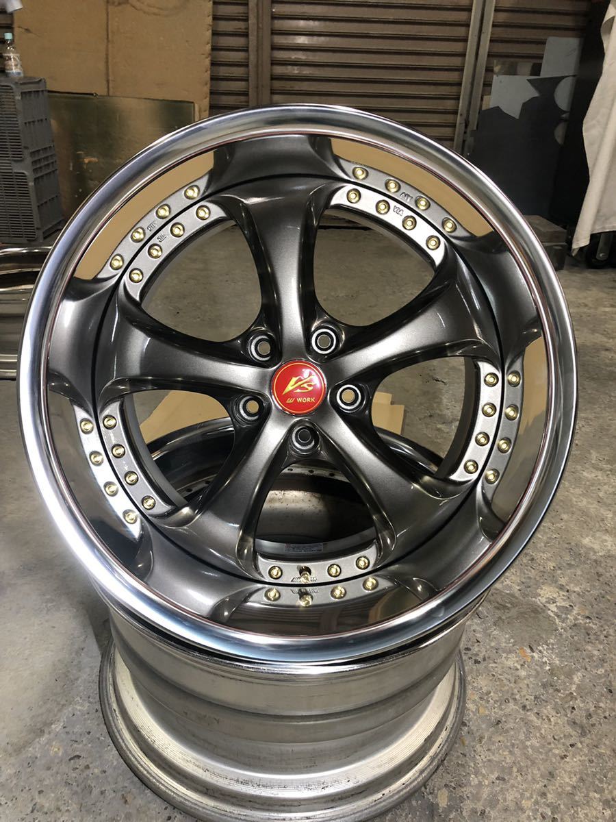 即納!WORK VS-KF TC4 64 チタンピアスボルト オリジナル商品 ワークホイール VSKF拍卖