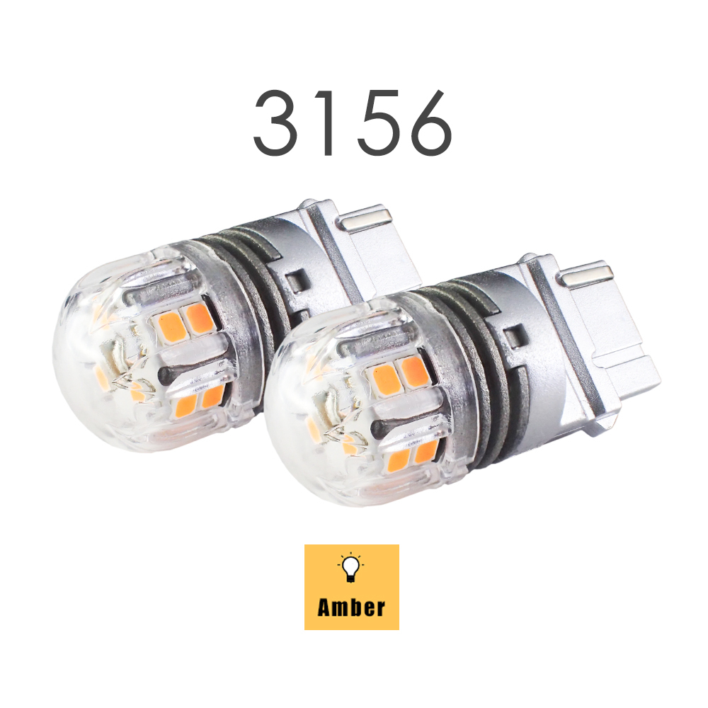 1年保証 3156 LEDバルブ -Classic Amber BL486- 2個セット アンバー ウインカー アメ車 パークシグナル拍卖
