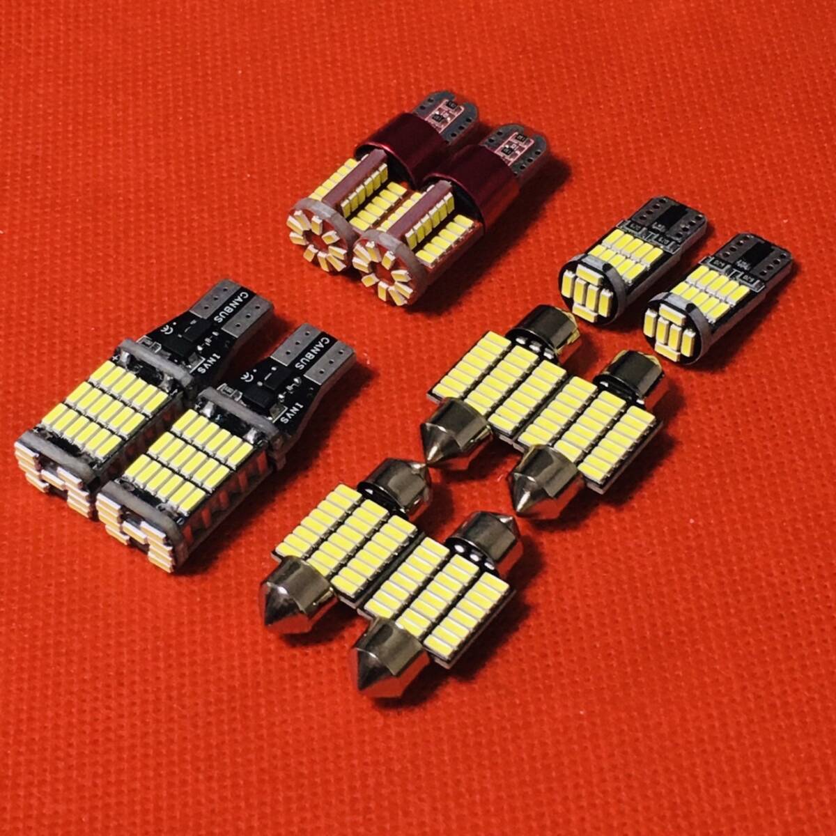 GP5 フィットハイブリッド 超爆光 T10 LED ルームランプ ナンバー灯 バックランプ ポジション球 スモール 室内灯 10個セット ホワイト 美光拍卖