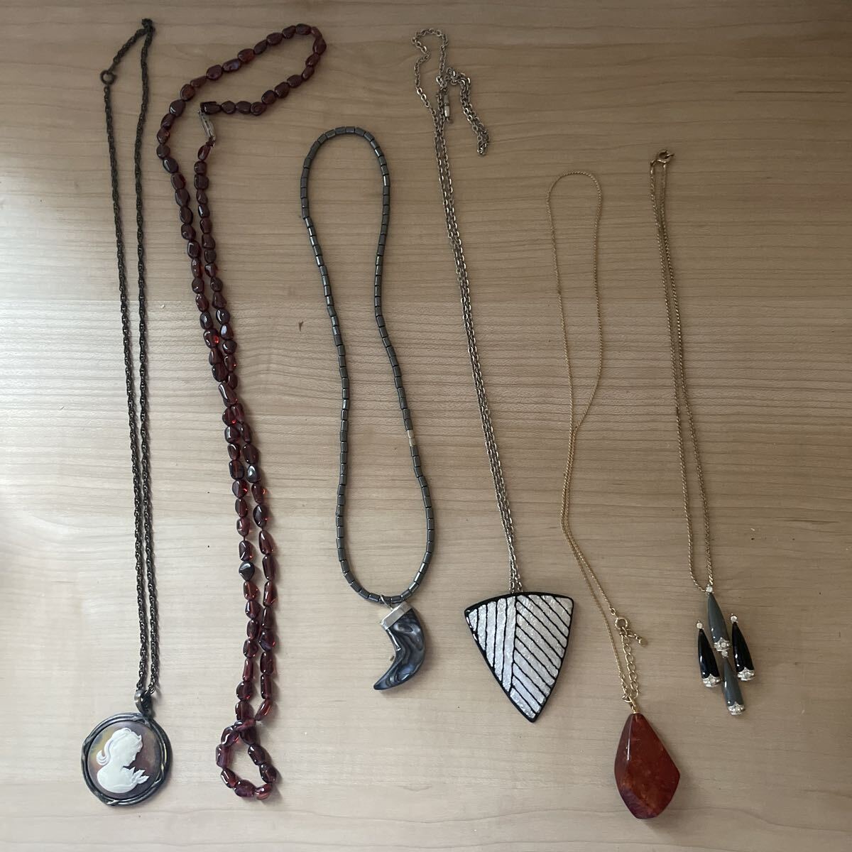 【まとめ売り】 アクセサリー ネックレス ヴィンテージ ペンダント べっこう ぷらさき 0906 5拍卖