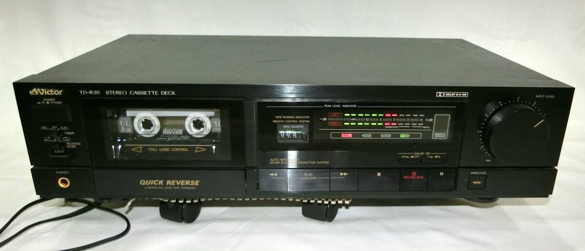 Victor TD-R311 クイックリバース カセットデッキ、動作品拍卖