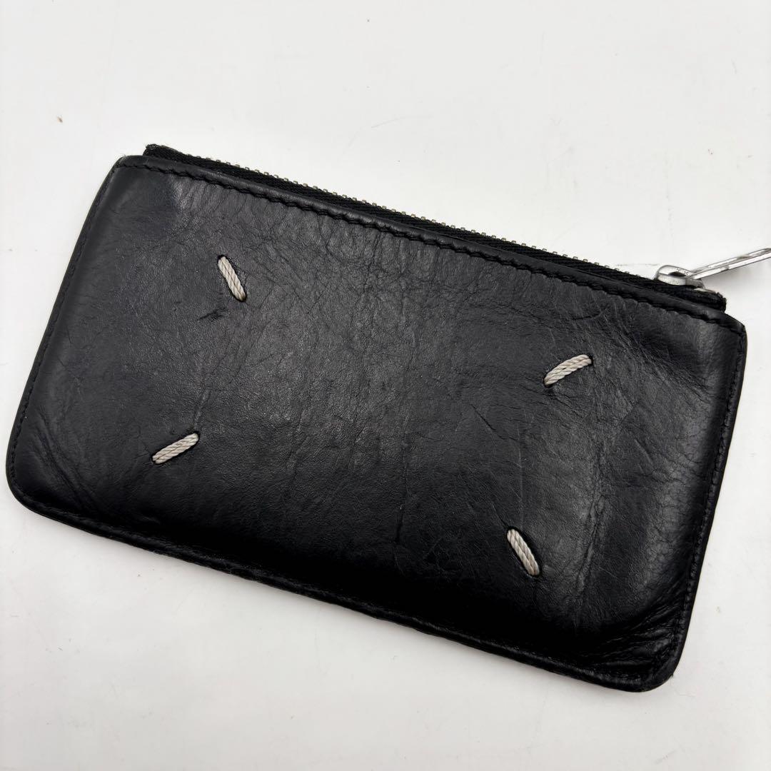 メゾンマルジェラ フラグメントケース 財布 ブラック 黒拍卖