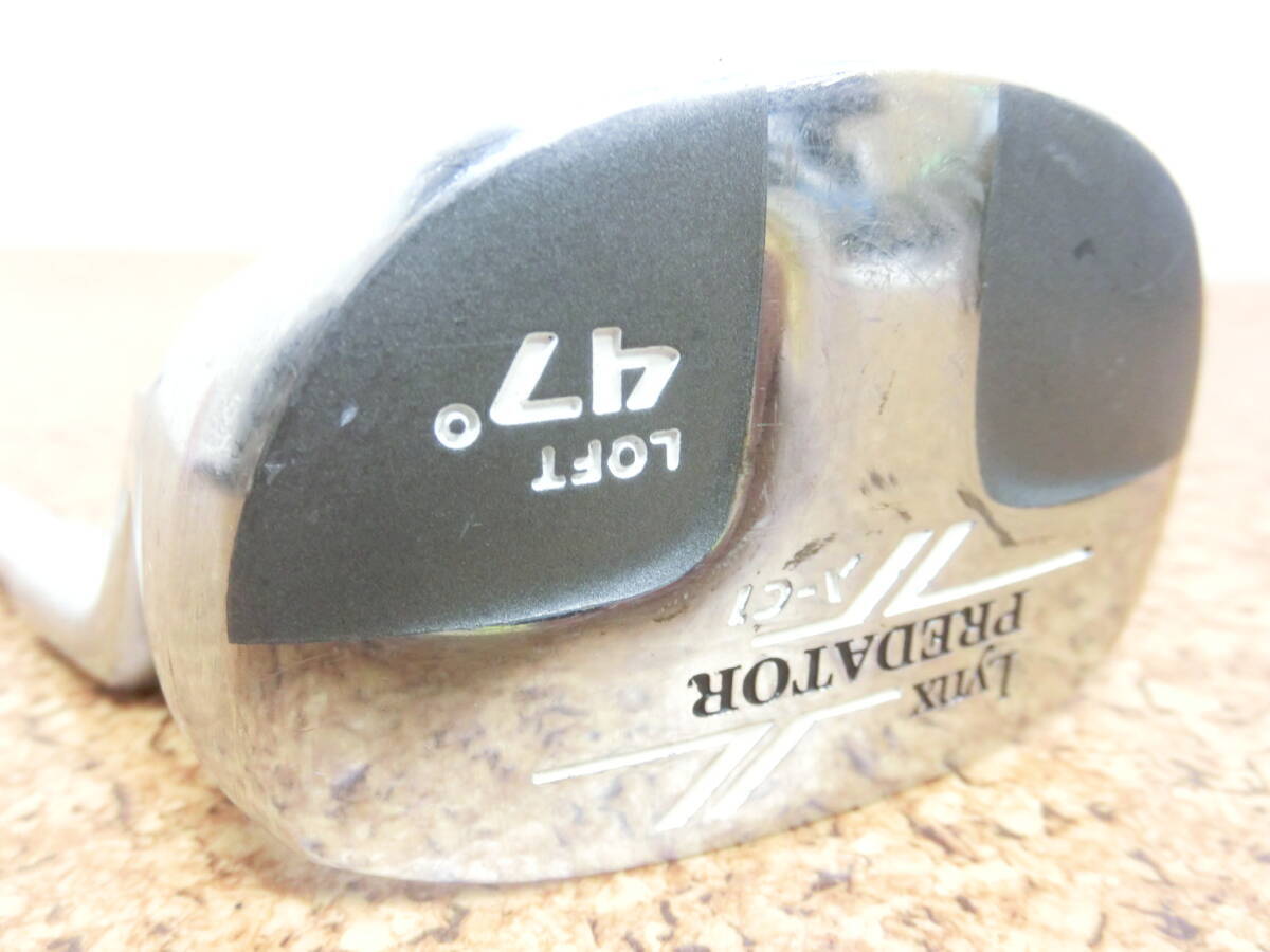 ♪Lynx リンクス PREDATOR X X-C1 プレデター エックス チッパー ウェッジ 47° 純正スチールシャフト APOLLO FLEX-? 中古品♪F3005拍卖