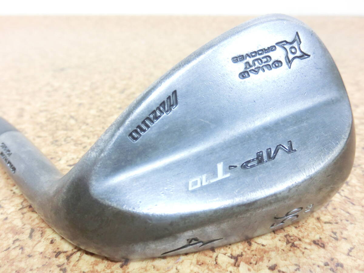 ♪MIZUNO ミズノ MP-T10 OUAD CUT GRAIN FLOW FORGED ウェッジ 56° 13 スチールシャフト Dynamic Gold FLEX-WEDGE 中古品♪F3036拍卖