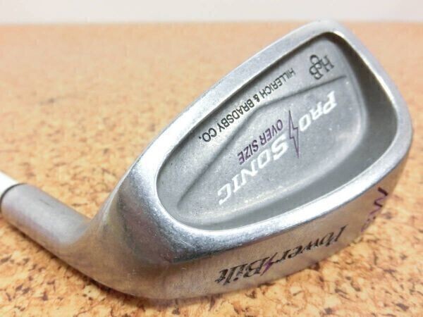 レディース♪POWER BILT パワービルト PRO SONIC H&B ウェッジ SW 純正カーボンシャフト FLEX-L 中古品♪H0032拍卖